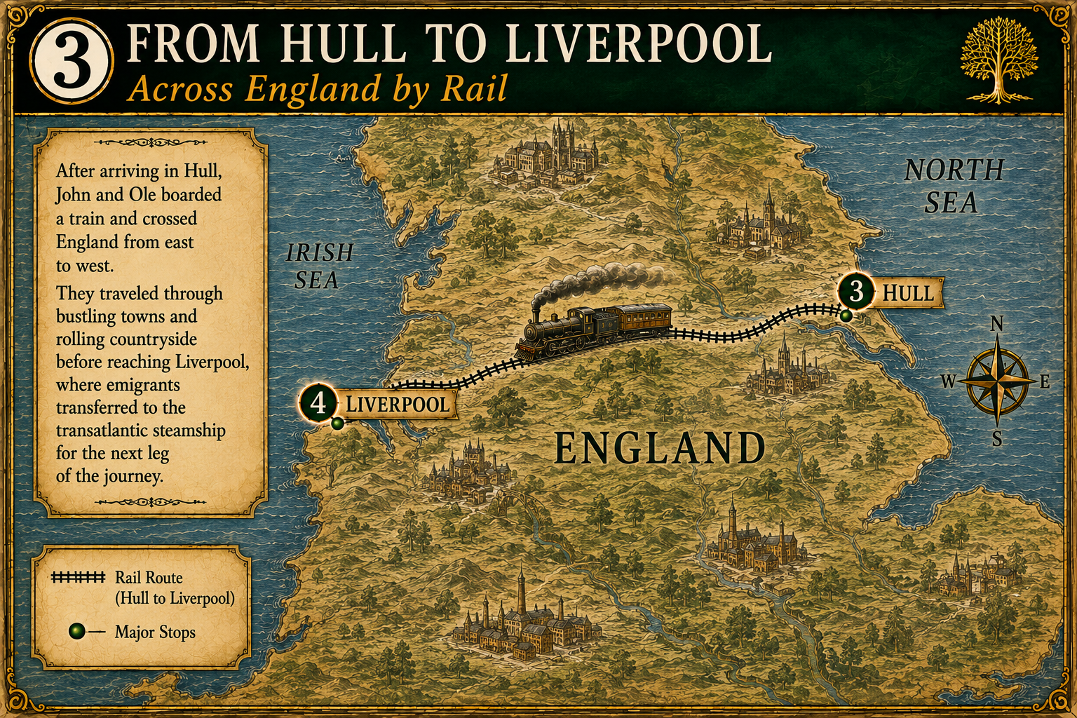 3. Hull to Liverpool