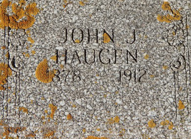 John J. Haugen headstone at Kensal Cemetery