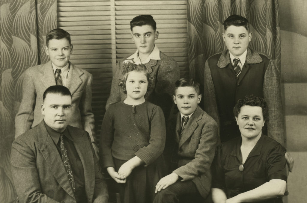 Oscar and Margaret Haugen family